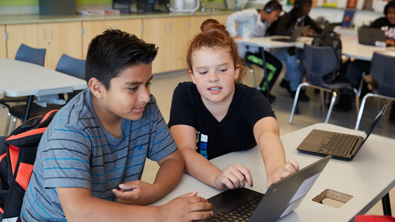 kids in the classroom