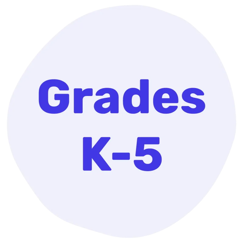 Grades Kinder to Fifth